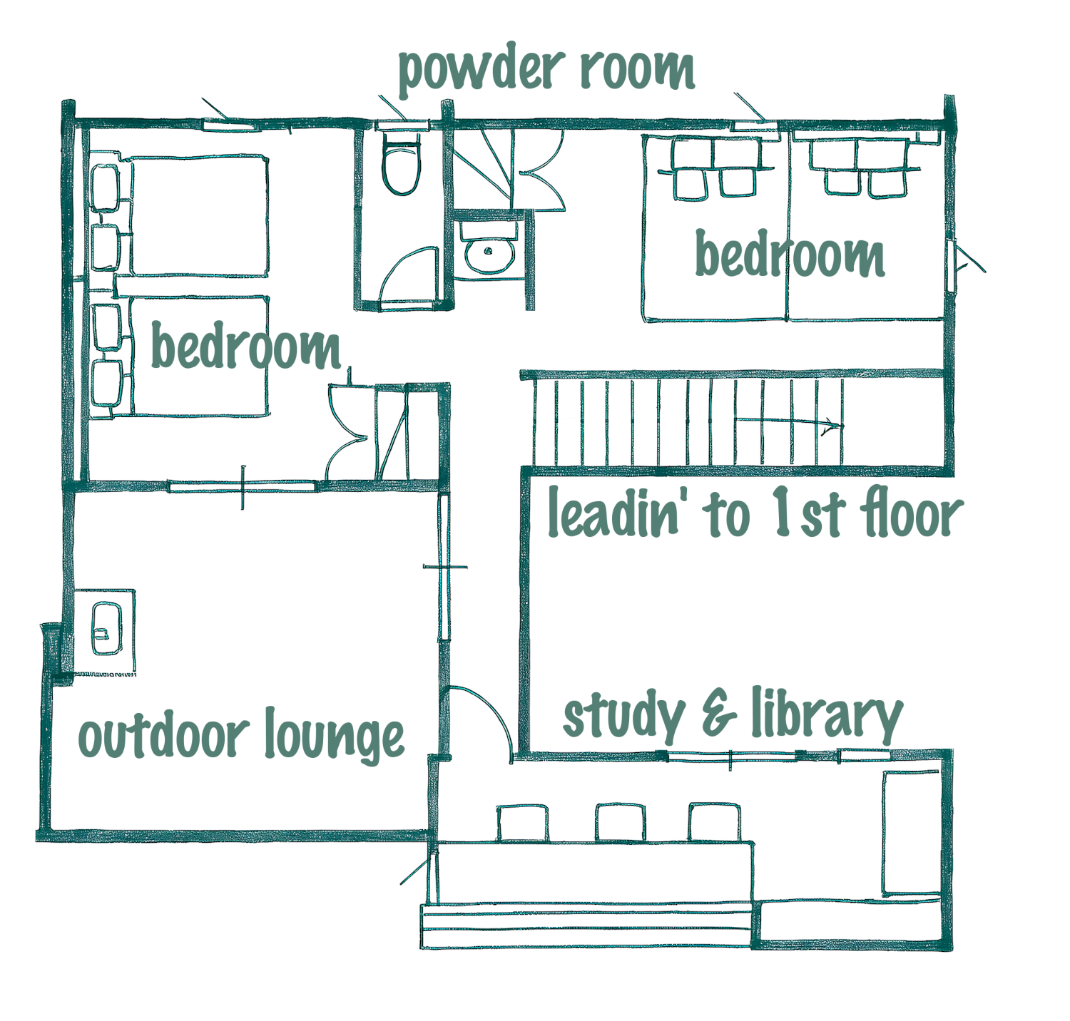 AZEST AWAJI 2階間取り図